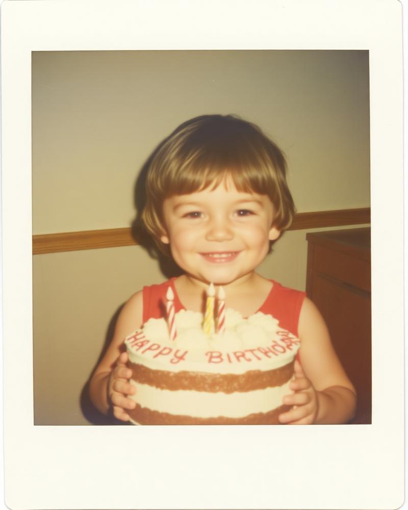 1982 · Damaged Polaroid